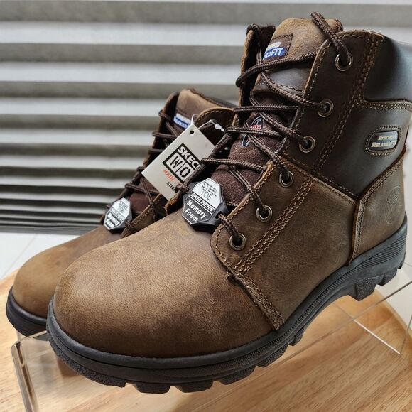 Skechers Steel Toe Work Boots | Women’s Size 10 | Slip-Resistant - Picture 6 of 10